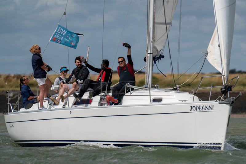 Jodeanni, Class 6 boat during second day of Burnham Week 2024 photo copyright Petru Balau Sports Photography / sports.hub47.com taken at Royal Corinthian Yacht Club and featuring the IRC class