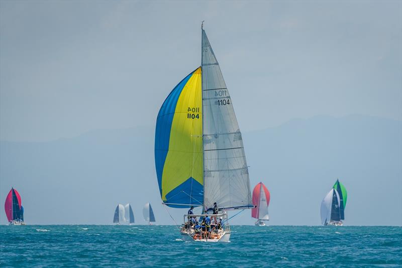 Akarana and others on the run - SeaLink Magnetic Island Race Week 2024 photo copyright Revolution Productions, SMIRW taken at Townsville Yacht Club and featuring the IRC class