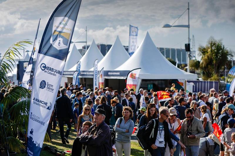 The arrival of the Rolex Fastnet Race is a huge celebration in the city of Cherbourg-en-Cotentin photo copyright Paul Wyeth / pwpictures.com taken at Royal Ocean Racing Club and featuring the IRC class