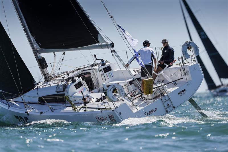 Nick Martin's Sun Fast 3600 Diablo photo copyright Paul Wyeth taken at Royal Ocean Racing Club and featuring the IRC class