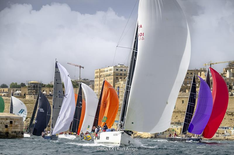 Start of the 45th Rolex Middle Sea Race - photo © Rolex / Kurt Arrigo