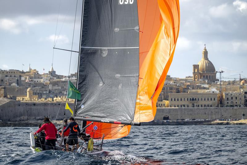 Sebastian Ripard & Daniel Calascione's Calypso (MLT 030) during the 2024 Rolex Middle Sea Race - photo © Rolex / Kurt Arrigo