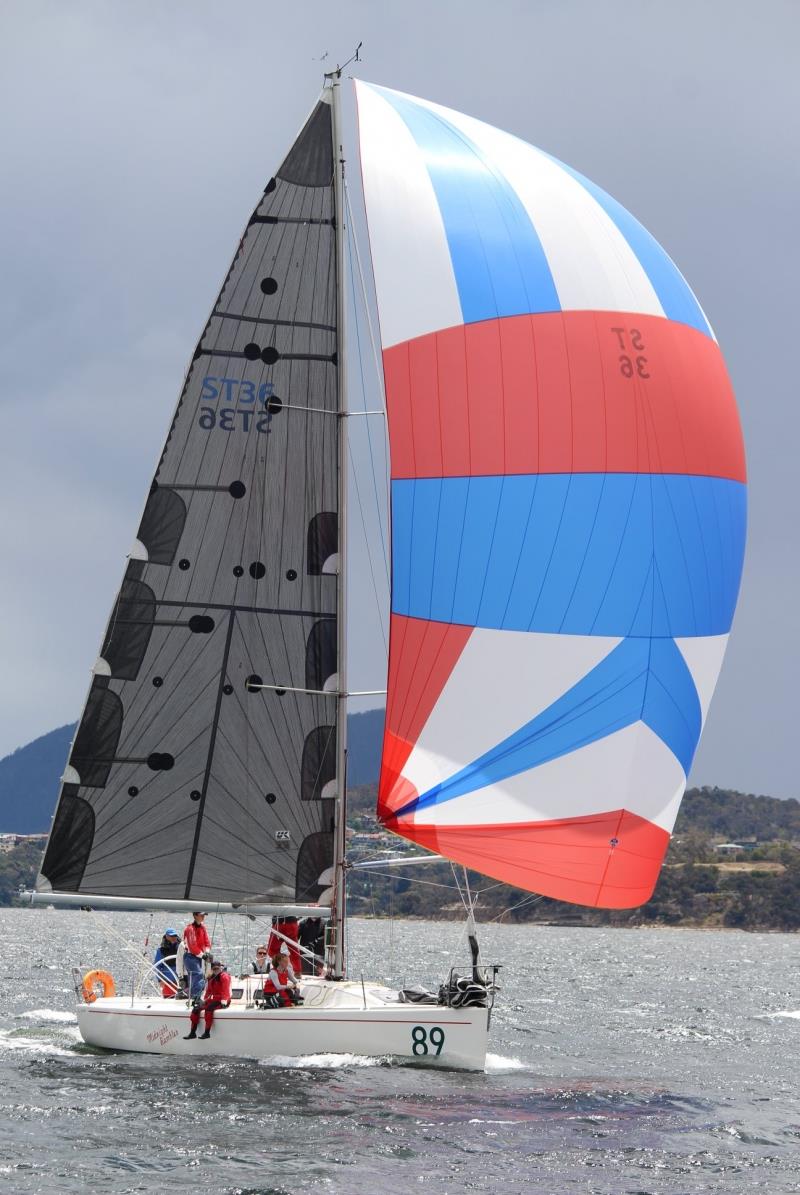 exus of Tasmania Maria Island Race IRC and ORC Division winner Ed Psaltis' Midnight Rambler photo copyright RYCT taken at Royal Yacht Club of Tasmania and featuring the IRC class