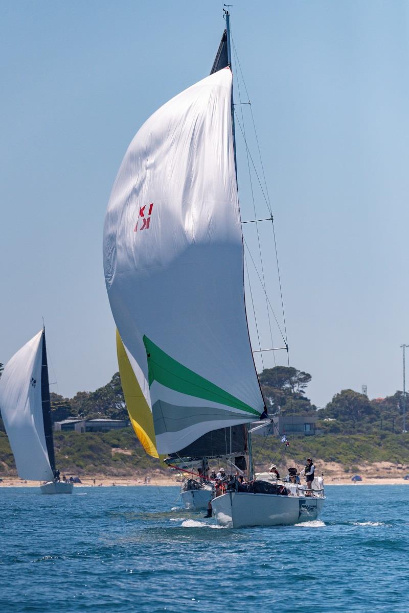 Magellan in light air - Melbourne Osaka Cup photo copyright Michael Currie taken at Ocean Racing Club of Victoria and featuring the IRC class