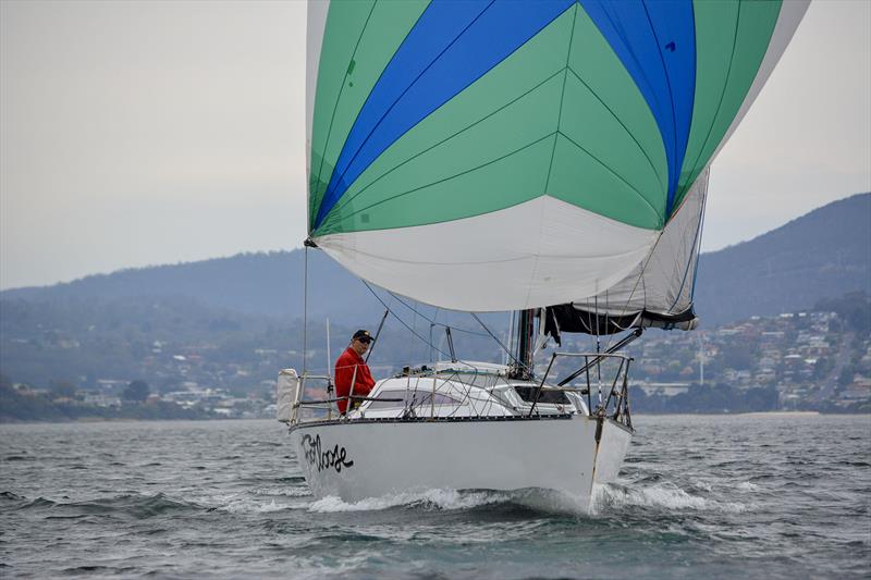 Footloose outright winner of Two Capes - Photocredit  photo copyright Colleen Darcey taken at Derwent Sailing Squadron and featuring the IRC class