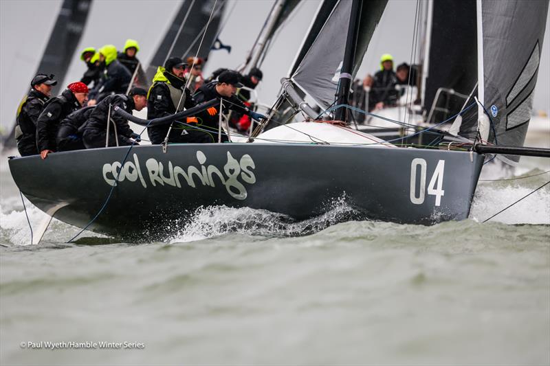 Cool Runnings - Hamble Winter Series 2024 Race Week 8 - photo © Paul Wyeth / www.pwpictures.com