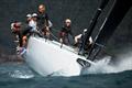 The TP52 Zen racing out Sydney Heads during the Club Marine Ocean Pointscore © CYCA | Ashley Dart