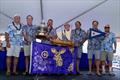 Restless, winners of one of the race's top honors: the King Kalakaua Trophy. They were also first in Bridger Insurance Division 9, first in the Aloha Class and the fastest Cal 40 - Transpac 2025 &copy; Sharon Green