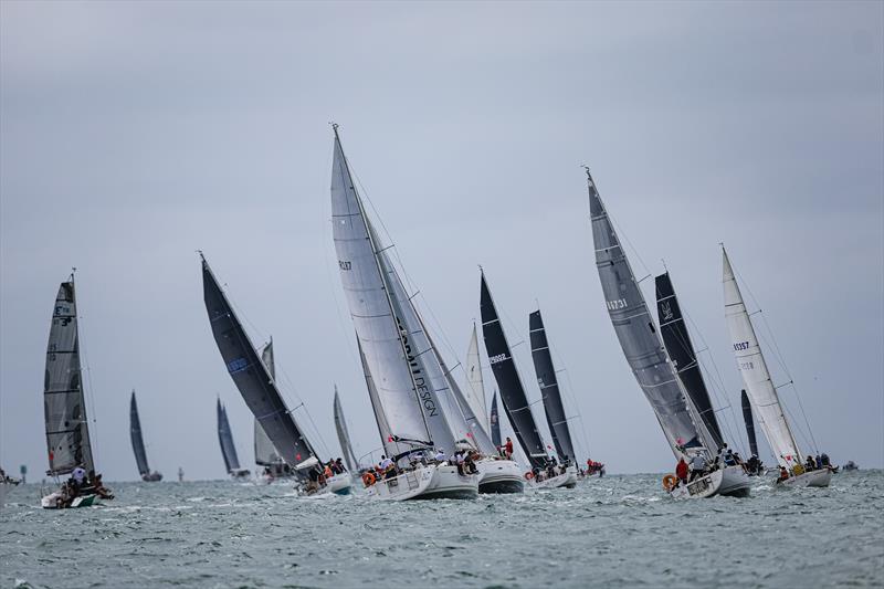 True Colours and Passage Rating Spinnaker Div 2 fleet - Festival of Sails 2025 photo copyright Salty Dingo taken at Royal Geelong Yacht Club and featuring the IRC class