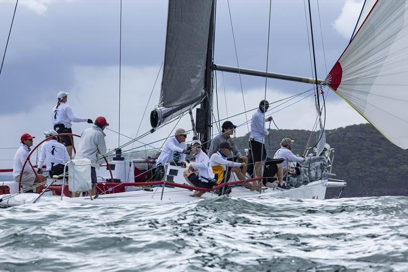 Pretty Woman in race mode - Pittwater to Coffs 2024  - photo © Andrea Francolini