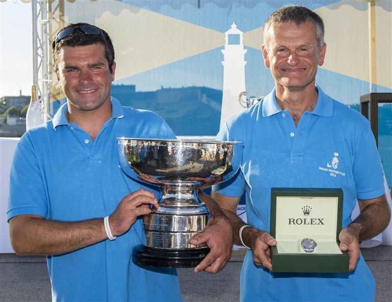 Alexis & Pascal Loison won the Fastnet Challenge Cup in 2013 - photo © Paul Wyeth / pwpictures.com