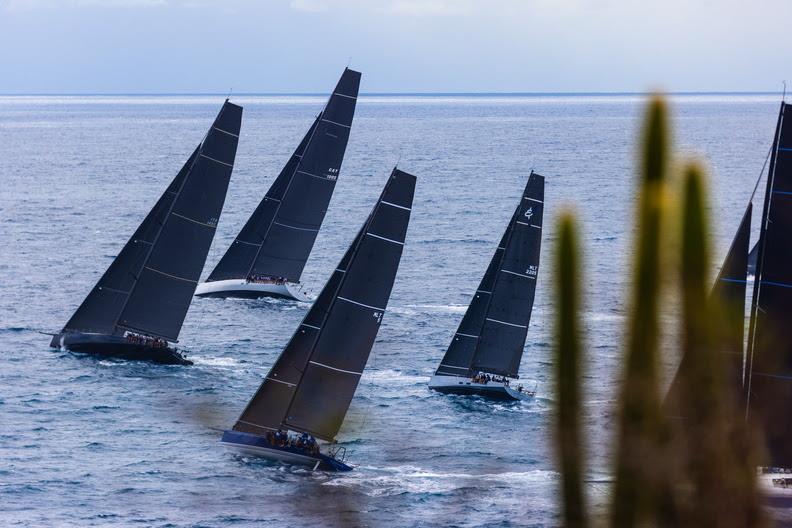 The impressive Maxi fleet racing was enjoyed by spectators from Fort Charlotte - RORC Nelson's Cup Maxi Series photo copyright Arthur Daniel / RORC taken at Royal Ocean Racing Club and featuring the IRC class