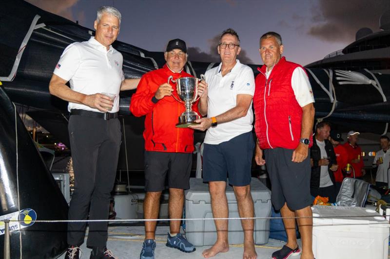 (l-r) Bryon Ehrhart, Brad Butterworth, Jeremy Wilton (RORC CEO) and Dean Phipps - RORC Caribbean 600 - photo © Tim Wright / www.photoaction.com