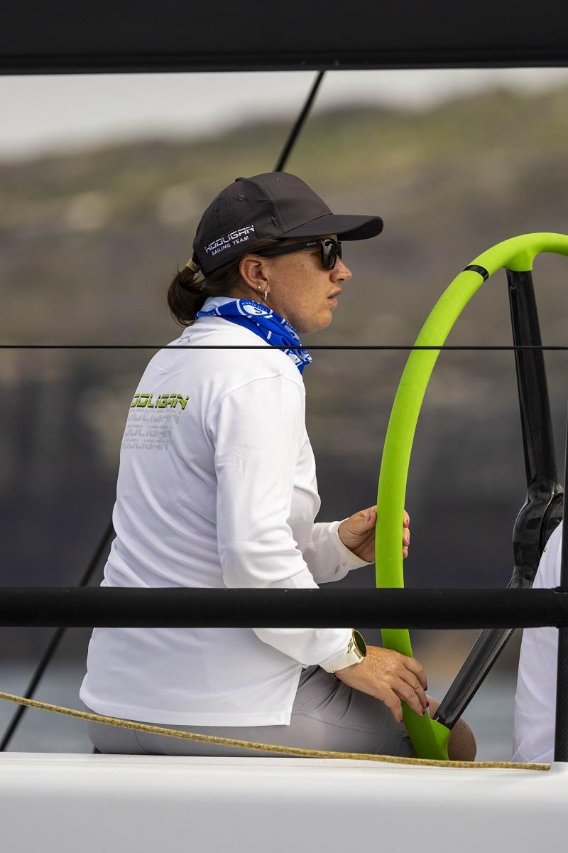 Katie Sphill at the helm of Hooligan - Nautilus Marine Insurance Sydney Harbour Regatta - photo © Andrea Francolini