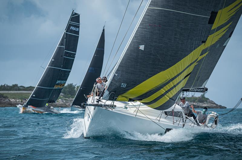 45th St. Maarten Heineken Regatta Day 1: Pogo 12.50 Hermes had a strong performance against their Class40 cousins racing around the island photo copyright Laurens Morel / www.saltycolours.com taken at Sint Maarten Yacht Club and featuring the IRC class