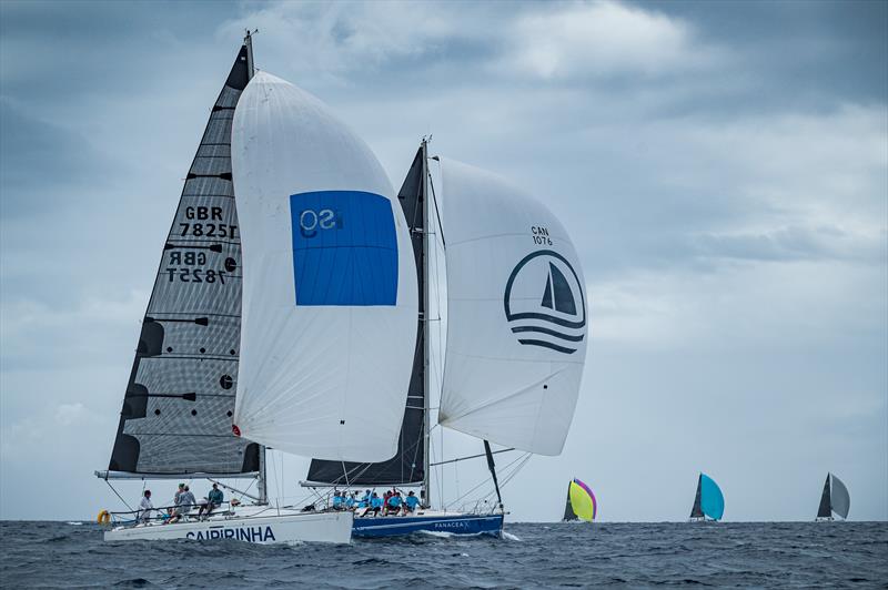 45th St. Maarten Heineken Regatta Day 1: The first race of the 45th St. Maarten Heineken Regatta was Around the Island with a downwind start photo copyright Laurens Morel / www.saltycolours.com taken at Sint Maarten Yacht Club and featuring the IRC class