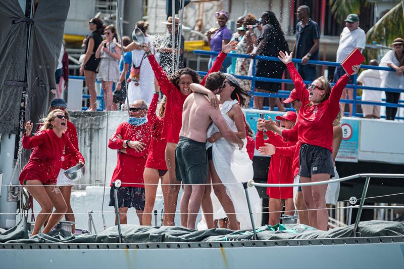 45th St. Maarten Heineken Regatta Day 4: Anything can happen at the St. Maarten Heineken Regatta -- including a proposal during the Bridge Show! photo copyright Laurens Morel / www.saltycolours.com taken at Sint Maarten Yacht Club and featuring the IRC class