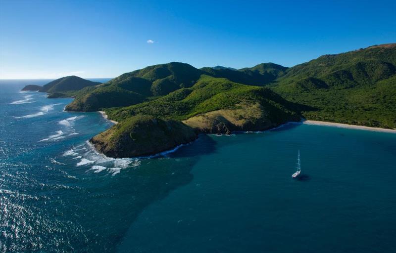 Take in the Stunning coastlines of Antigua during the ASW Rally - Antigua Sailing Week photo copyright Acquafilms taken at Antigua Yacht Club and featuring the IRC class