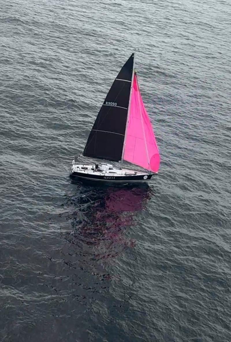Quest just off Taree - Melbourne Osaka Cup photo copyright Supplied by Quest taken at Ocean Racing Club of Victoria and featuring the IRC class