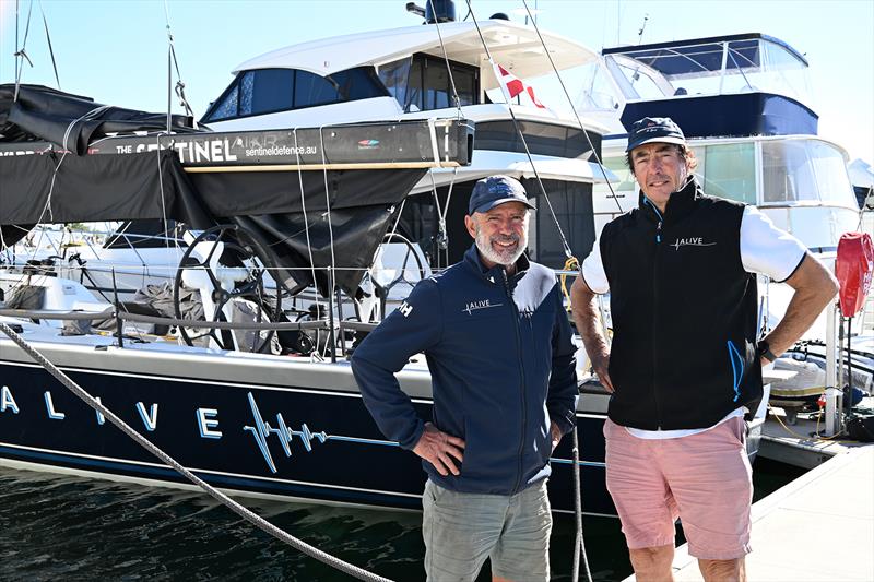 Alive crew ready to start the race - Melbourne Osaka Cup - photo © Derwent Sailing Squadron