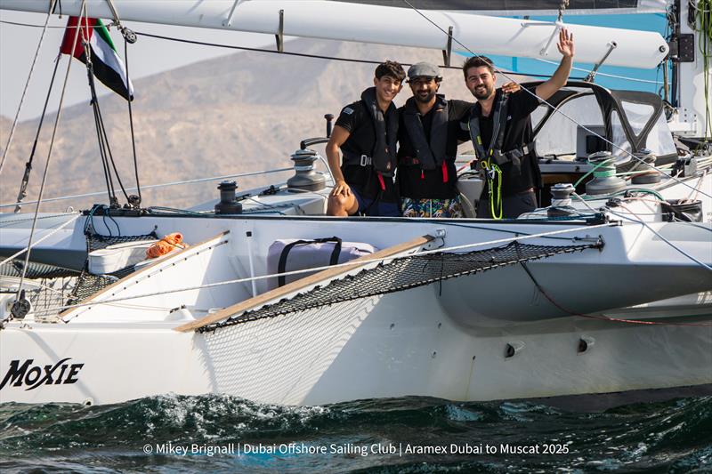 Moxie, winner of the Race to the Corner - 32nd ARAMEX Dubai to Muscat Sailing Race - photo © Mikey Brignall