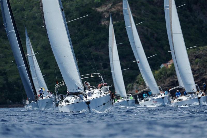 The bareboat fleet at Antigua Sailing Week - Antigua Sailing Week photo copyright Paul Wyeth - pwpictures.com taken at Antigua Yacht Club and featuring the IRC class