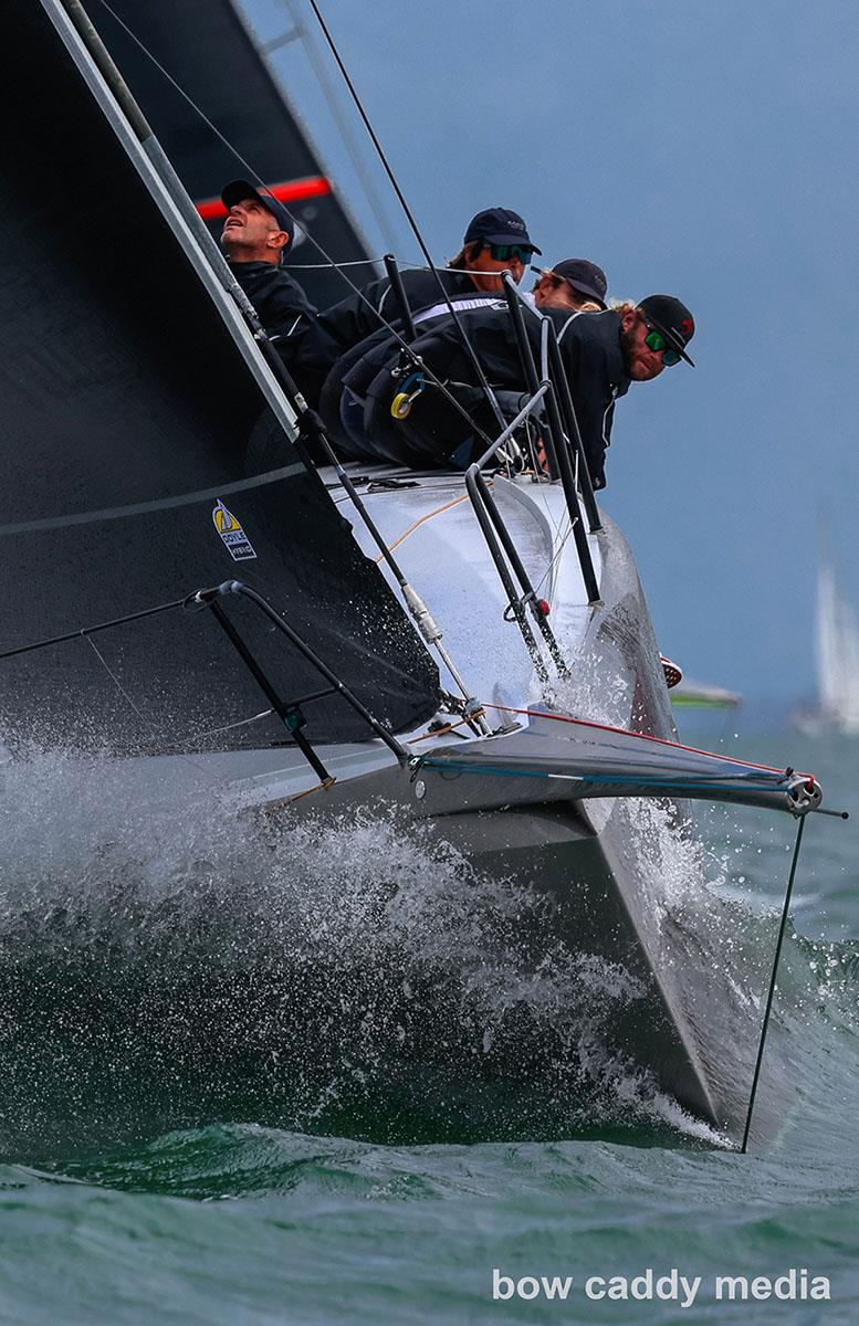 Max Clink's Caro crew for the RNZYS hike hard fro the start - photo © Bow Caddy Media