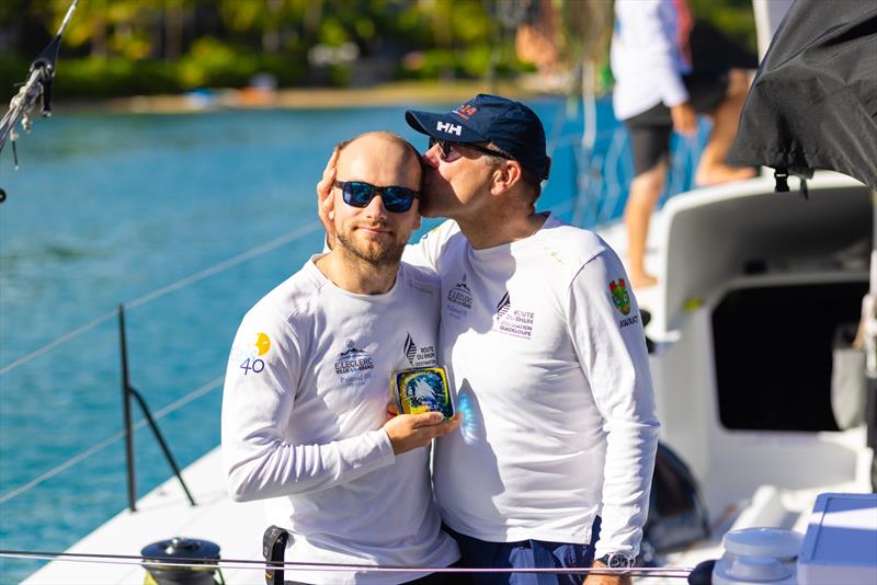 An unforgettable victory for Palanad 4 and a proud moment for RORC members Oliver & Antoine Magre photo copyright Arthur Daniel / RORC taken at Royal Ocean Racing Club and featuring the IRC class
