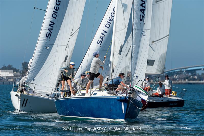 2024 Lipton Cup photo copyright Mark Albertazzi taken at San Diego Yacht Club and featuring the J105 class