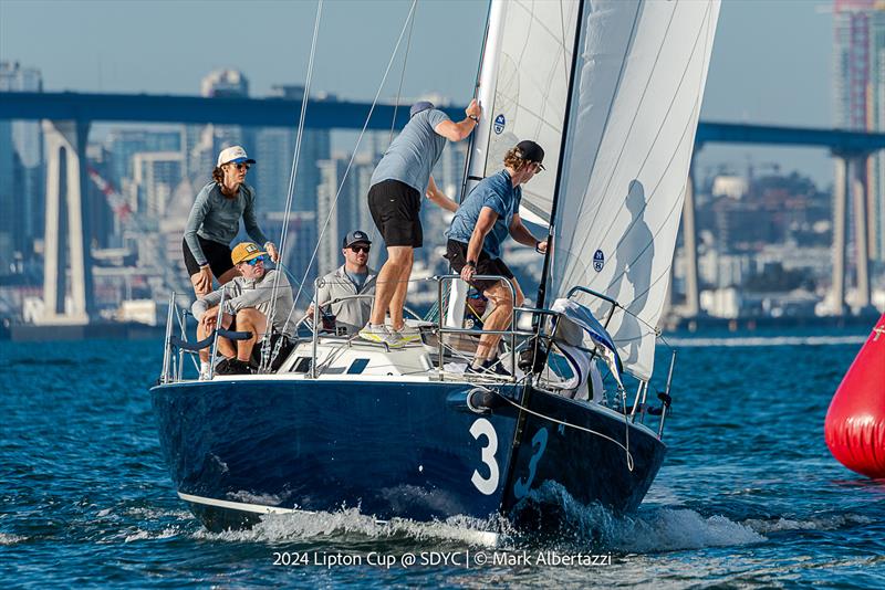 2024 Lipton Cup photo copyright Mark Albertazzi taken at San Diego Yacht Club and featuring the J105 class