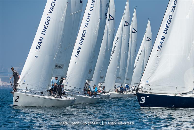 2024 Lipton Cup photo copyright Mark Albertazzi taken at San Diego Yacht Club and featuring the J105 class