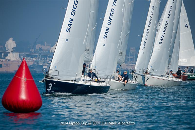 2024 Lipton Cup photo copyright Mark Albertazzi taken at San Diego Yacht Club and featuring the J105 class