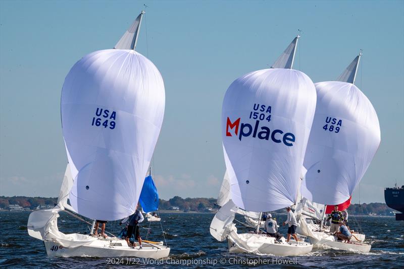 2024 J/22 World Championship photo copyright Christopher Howell taken at Eastport Yacht Club and featuring the J/22 class