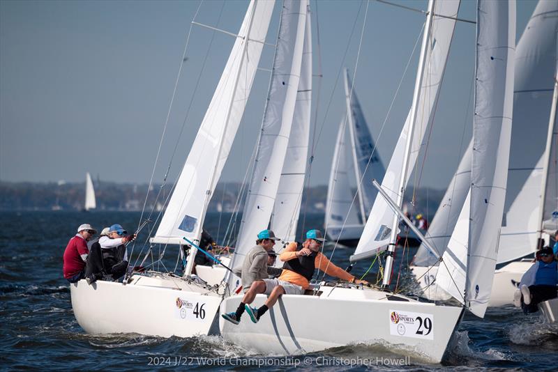 2024 J/22 World Championship photo copyright Christopher Howell taken at Eastport Yacht Club and featuring the J/22 class