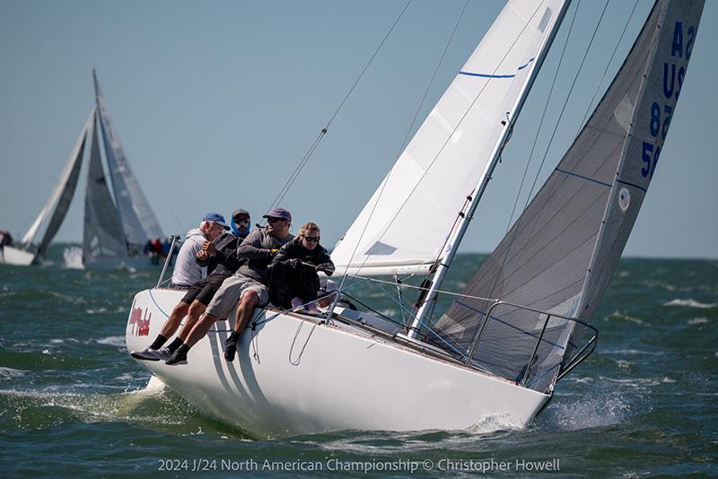 2024 J/24 North American Championship photo copyright Christopher Howell taken at St. Petersburg Yacht Club, Florida and featuring the J/24 class