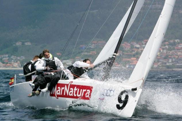 Luis Bugallo's Mar Natura ESP photo copyright Maria Munia taken at Royal Torbay Yacht Club and featuring the J70 class