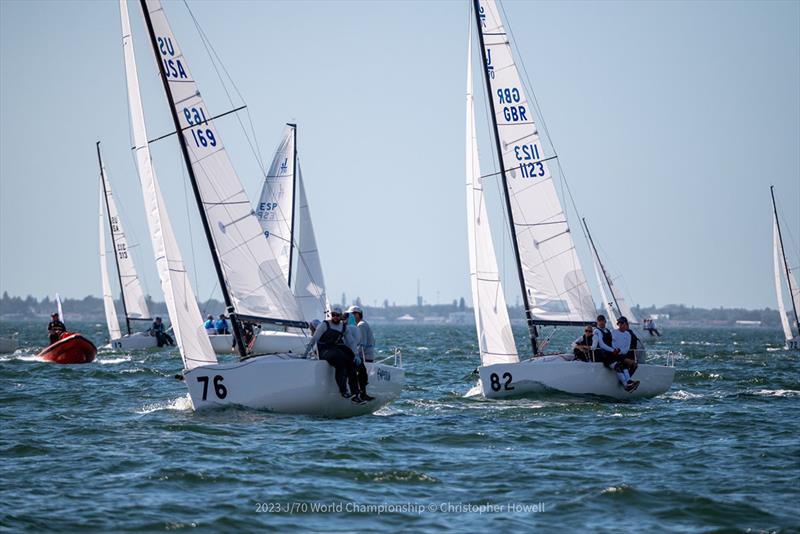 2023 J/70 World Championship Day 4 - photo © Christopher Howell