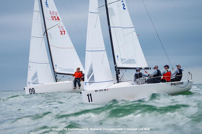 J/70 Corinthian US National Championship 2024 photo copyright Hannah Lee Noll taken at Corinthian Yacht Club of Cape May and featuring the J70 class