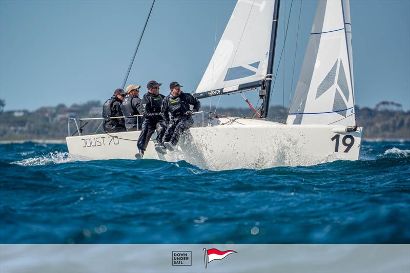 Rod Warren's Joust70 finished third overall - photo © Alex Dare, Down Under Sail