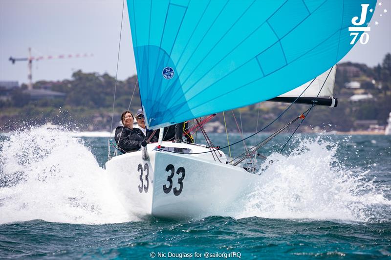 NSW J/70 Championship 2024 photo copyright Nic Douglass for @sailorgirlHQ taken at Royal Sydney Yacht Squadron and featuring the J70 class