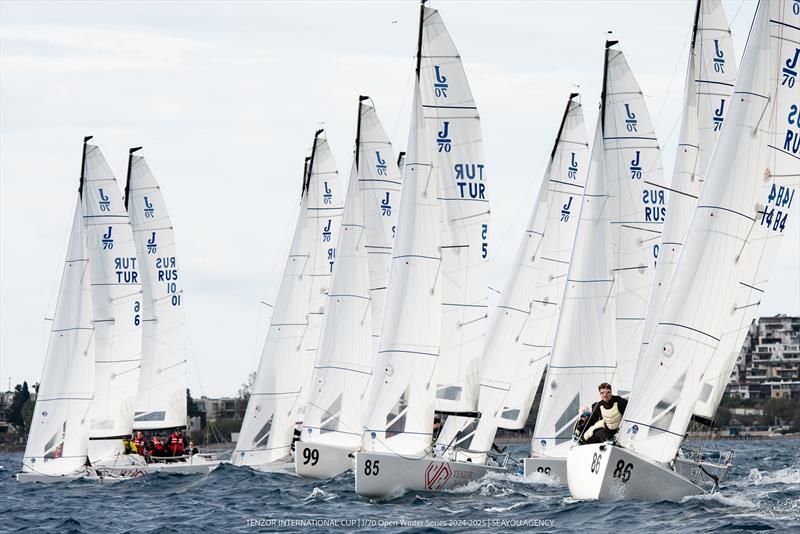 Tenzor International Cup – J/70 Open Winter Series 2024-2025 Day 3 photo copyright SeaYouAgency taken at Tenzor Sailing Club and featuring the J70 class