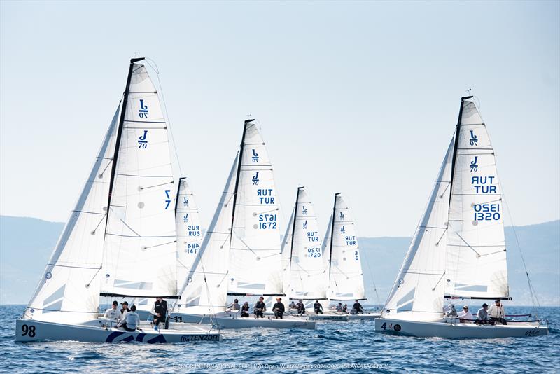 Tenzor International Cup Stage 4 Day 1 photo copyright SeaYouAgency taken at Tenzor Sailing Club and featuring the J70 class