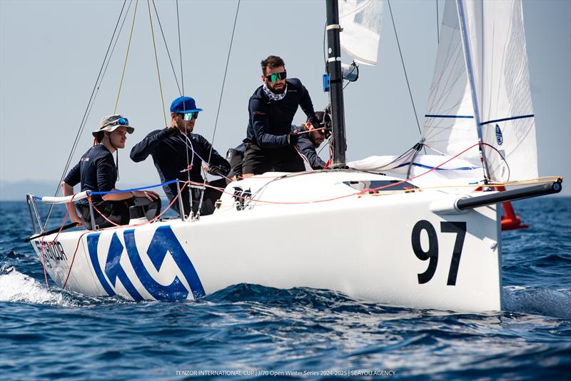 Tenzor International Cup Stage 4 Day 1 photo copyright SeaYouAgency taken at Tenzor Sailing Club and featuring the J70 class