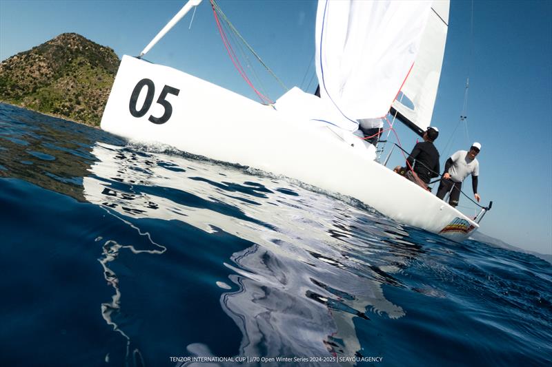 Tenzor International Cup Stage 4 Day 1 photo copyright SeaYouAgency taken at Tenzor Sailing Club and featuring the J70 class