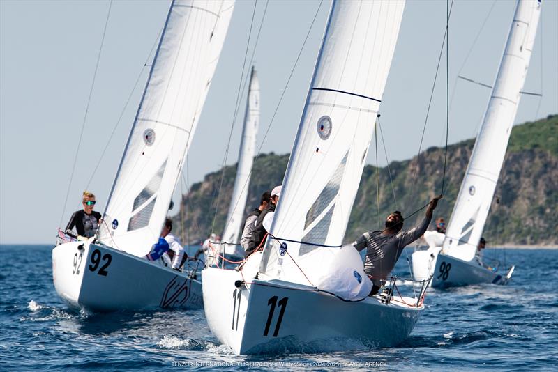 Tenzor International Cup Stage 4 Day 1 photo copyright SeaYouAgency taken at Tenzor Sailing Club and featuring the J70 class