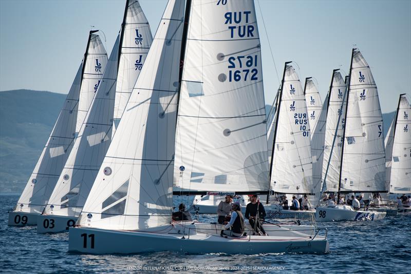 Tenzor International Cup Stage 4 Day 2 photo copyright SeaYouAgency taken at Tenzor Sailing Club and featuring the J70 class