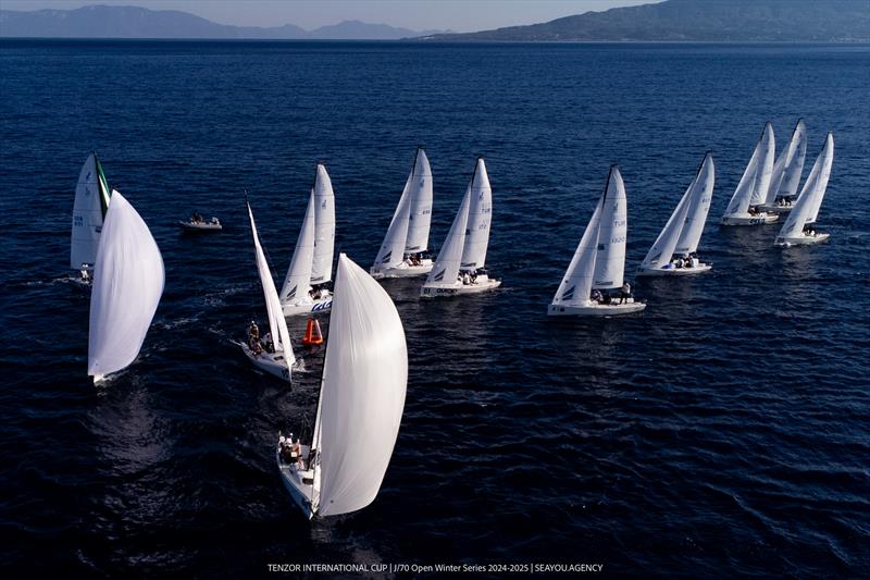 Tenzor International Cup Stage 4 Day 2 photo copyright SeaYouAgency taken at Tenzor Sailing Club and featuring the J70 class