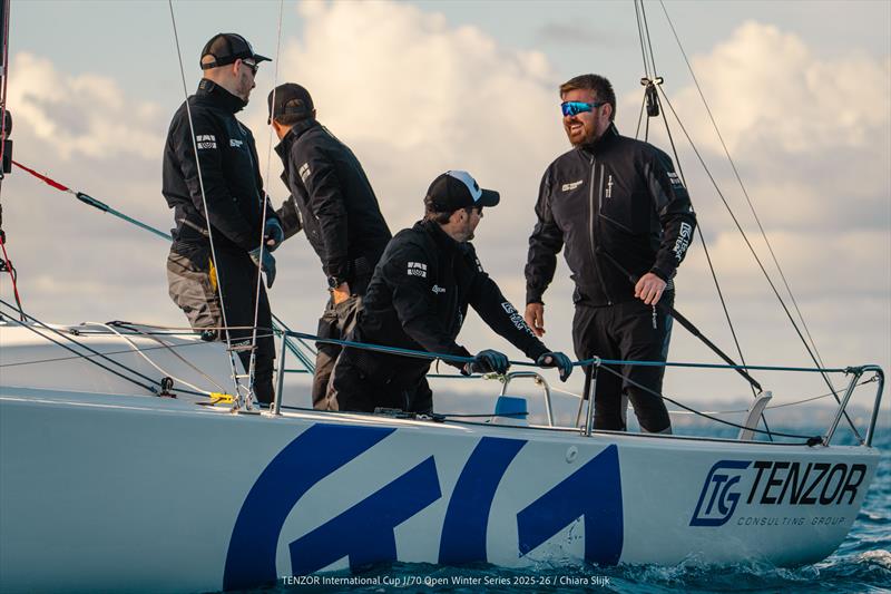 Tenzor International Cup - J/70 Open Winter Series 2025/26 - Leg 4 - photo © Chiara Slijk