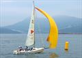 Jazz approaches the bottom mark during the Hong Kong Open Ladies'/Girls' Champs Regatta 2025 © HHYC