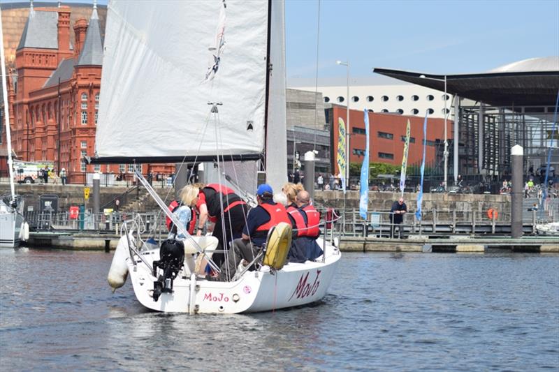 RYA Cymru Wales sailing in Cardiff Bay